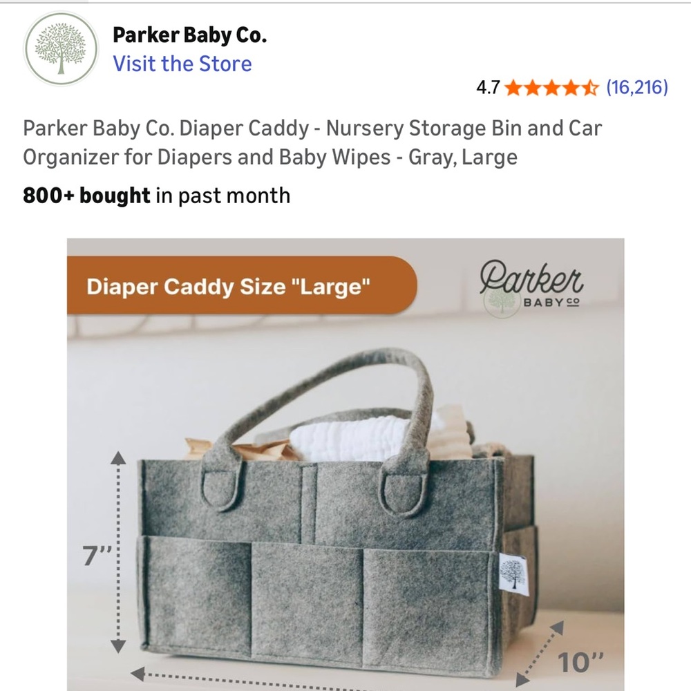 Diaper Caddy - Picture 6 of 7